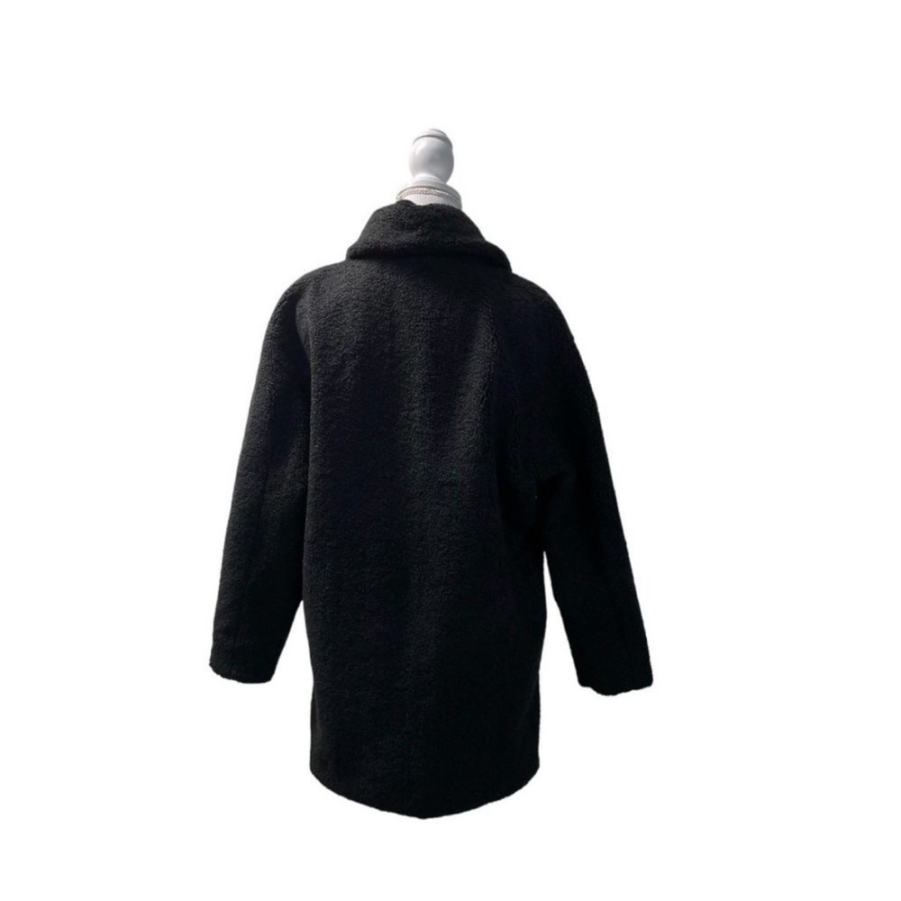 Daily Ritual Black Teddy Coat - Picture 2 of 6